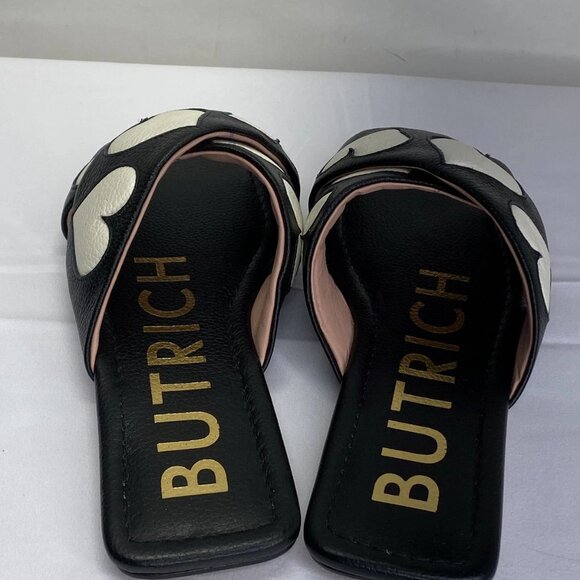 NEW BUTRICH COLLINS Heart Sandals – Women’s Size 5.5 – Black – New - Picture 5 of 7